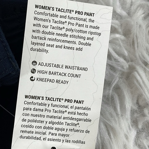 5.11 TACTICAL WOMEN'S TACLITE PRO RIPSTOP PANT SIZE 8 REGULAR NAVY BLUE NEW - Picture 10 of 15